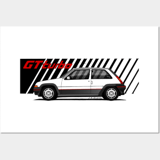 My drawing of the iconic french small hot hatch Posters and Art